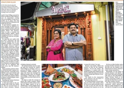 Apolo Food Village: Singapore’s Premier 350-Seater Pan Asian Dining Extravaganza