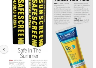 The Best Choice for Skin Health; a mirror-like shield on the skin that is assembled with naturally available minerals