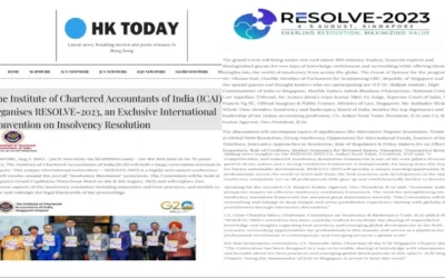 ICAI Presents RESOLVE-2023: International Convention on Insolvency Resolution for Professionals Worldwide