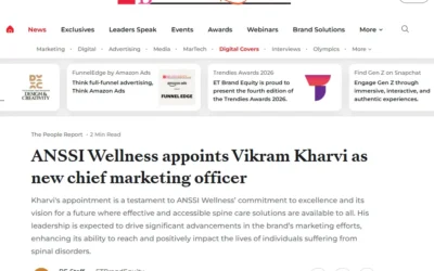 ANSSI Wellness appoints Vikram Kharvi as new chief marketing officer