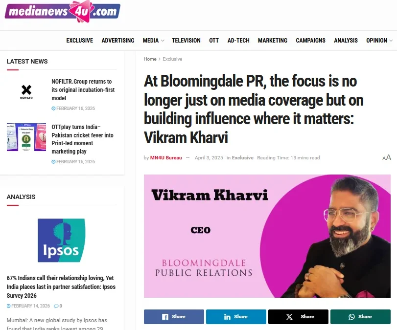 At BloomingdalePR, the focus | BloomingdalePR