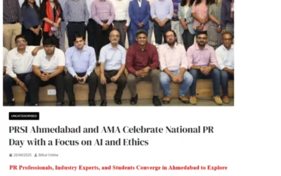 PRSI Ahmedabad and AMA Celebrate National PR Day with a Focus on AI and Ethics