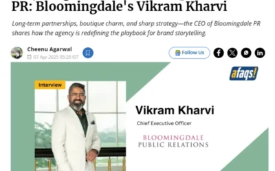 Why long-term relationships matter in PR: Bloomingdale’s Vikram Kharvi