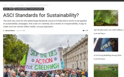 ASCI Standards for Sustainability?