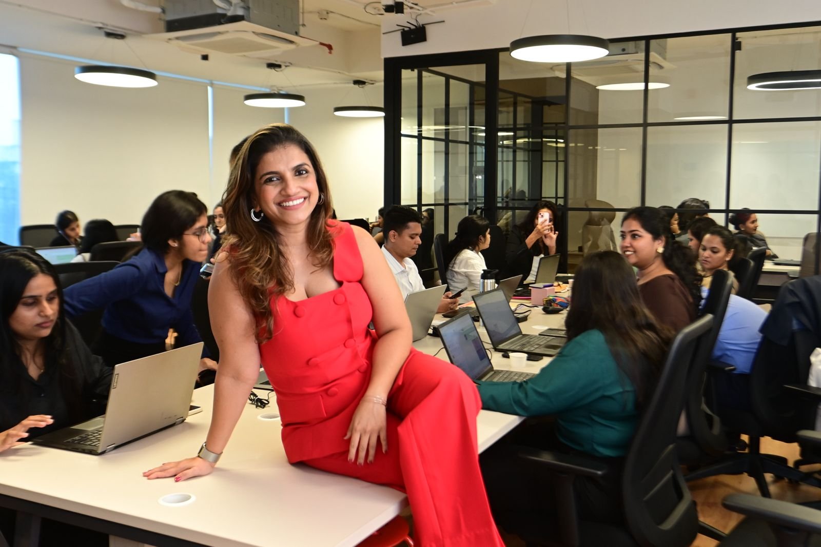 Diana Fernandis at Bloomingdale PR Office