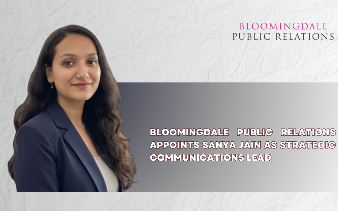 Sanya Jain as Strategic Communications Lead